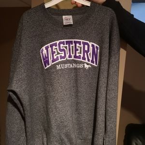 Western Mustangs sweater